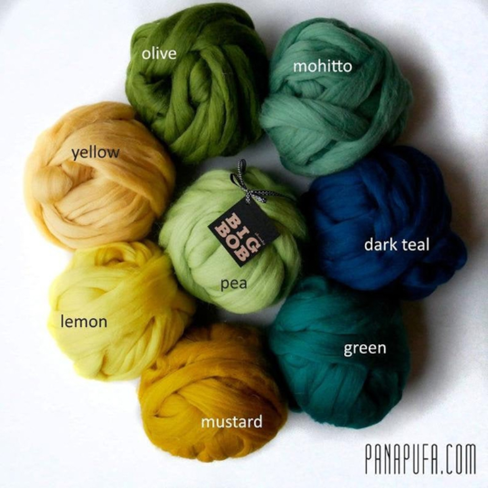 Chunky Yarn Big Bob 1.1 lbs for arm knitting – Panapufa