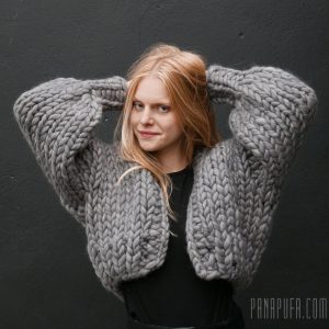 chunky-knit-merino-short-melange-sweater-cardigan-panapufa-luxurious-fashion-trends-sexy-wool-fetish-2021