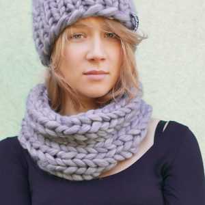 chunky-knit-winter-set-beanie-winter-merino-hat-scarf-infinity-cowl-scarf-snood-fashion-trends-design-panapufa-unique-christmas-gift