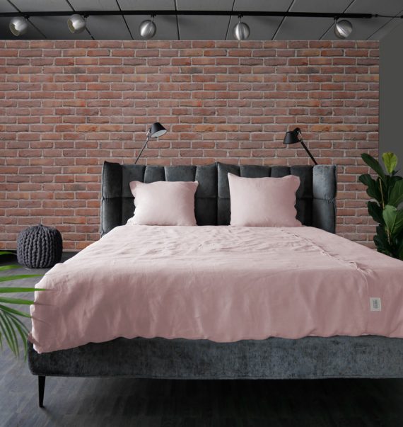 linen-homewear-bedding-pink-cotton-linen-waffle-blanket-for-bedroom-contemporary-sustainable-interior-design-panapufa